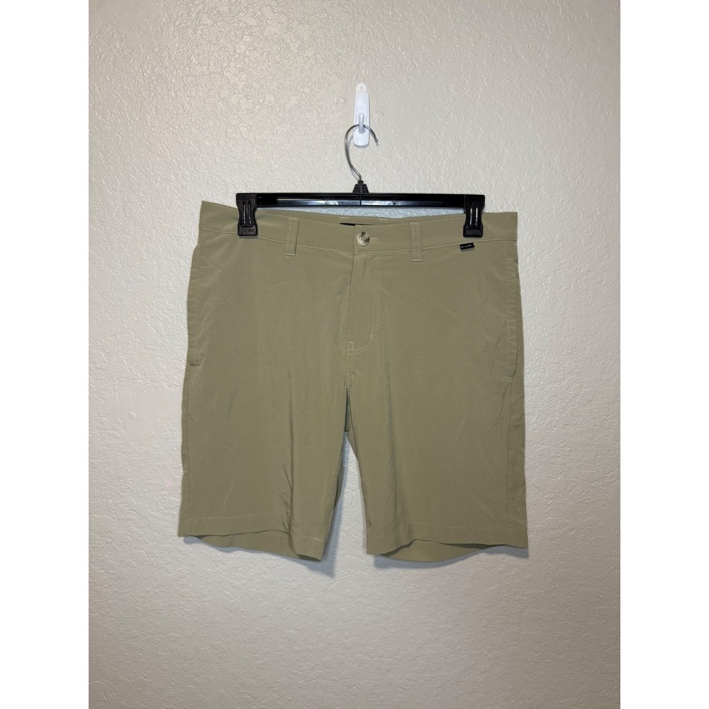 Travis Mathew Mens Shorts Size 34 Beige Lightweight Golf Casual Walking
